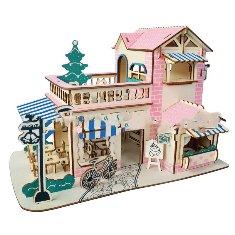 3D Wooden Puzzle - Eğlenceli 3D puzzle