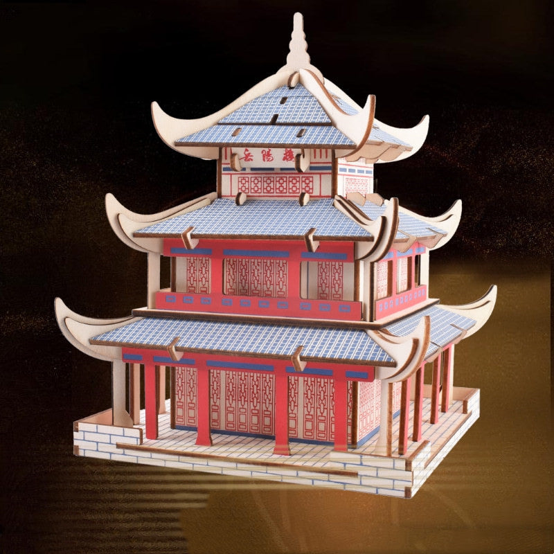 3D Wooden Puzzle - Eğlenceli 3D puzzle