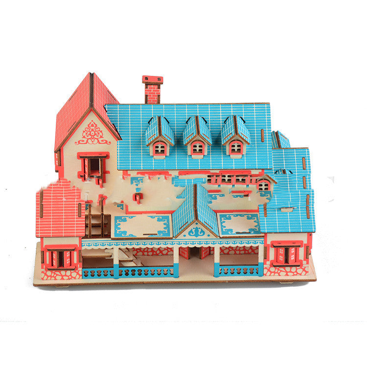 3D Wooden Puzzle - Eğlenceli 3D puzzle