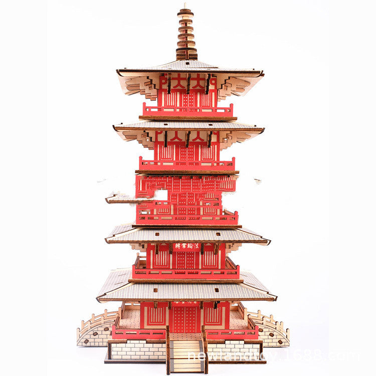 3D Wooden Puzzle - Eğlenceli 3D puzzle